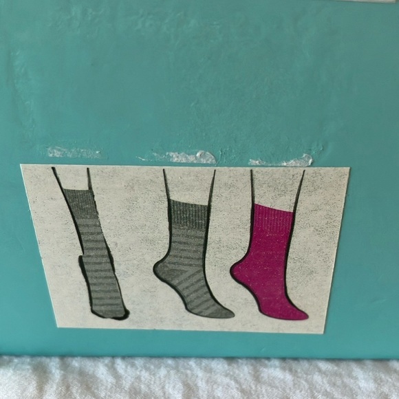 Kate Spade:  Gray & Pink Socks Set - Picture 4 of 16